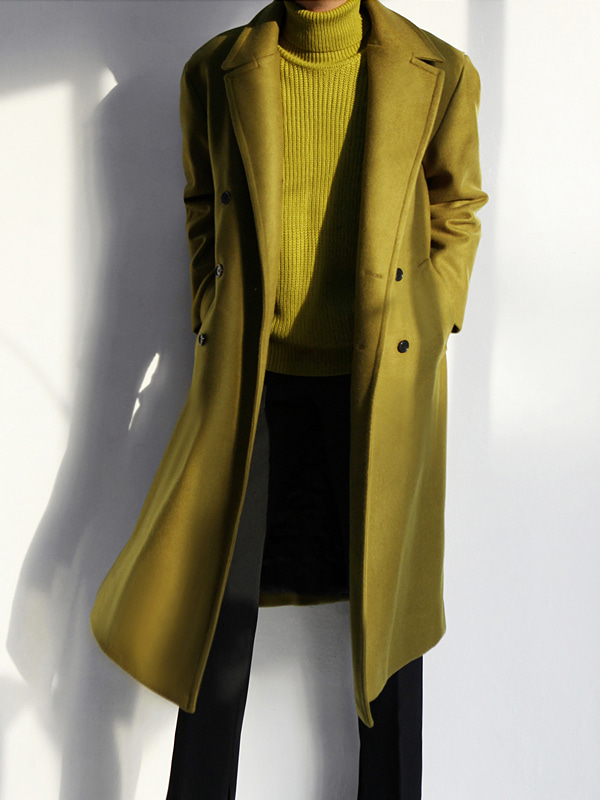 long slit wool coat (2color)